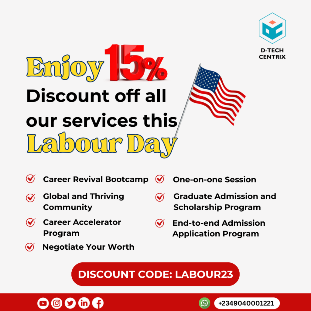 Labour Day Discount